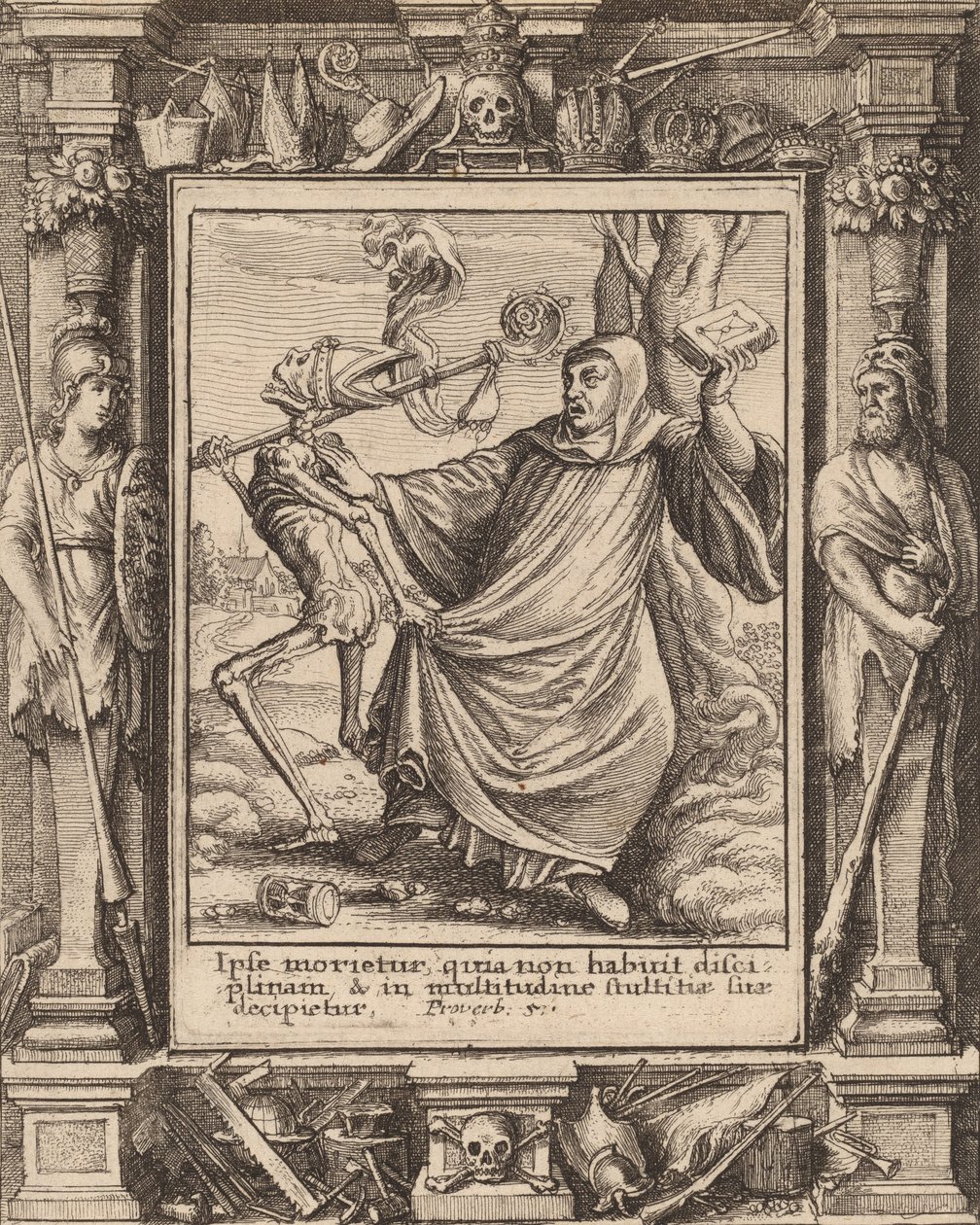 मठाधीश, 1651। द्वारा Wenceslaus Hollar