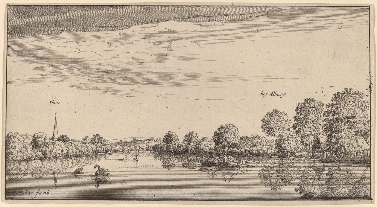 एल्बरी द्वारा Wenceslaus Hollar