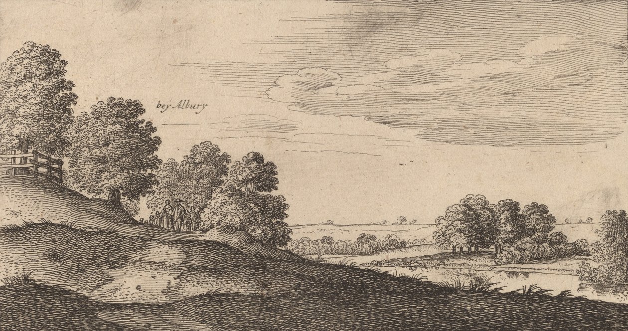 एल्बरी, 1645। द्वारा Wenceslaus Hollar