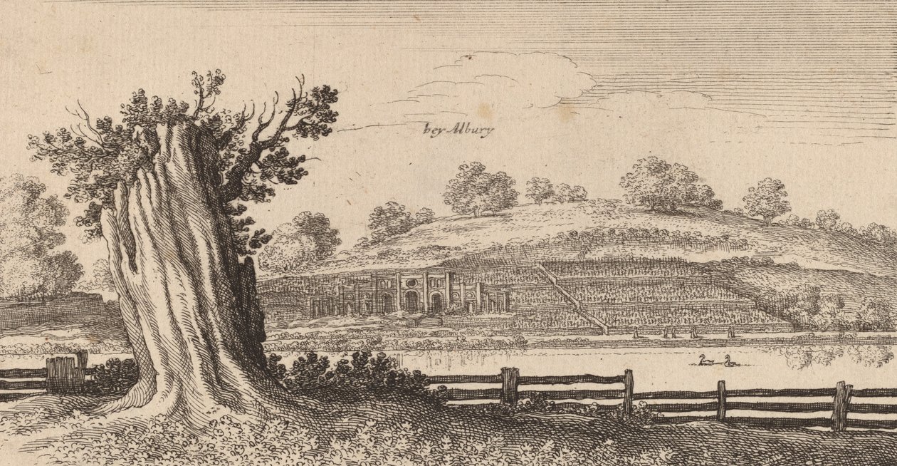 एल्बरी, 1645। द्वारा Wenceslaus Hollar