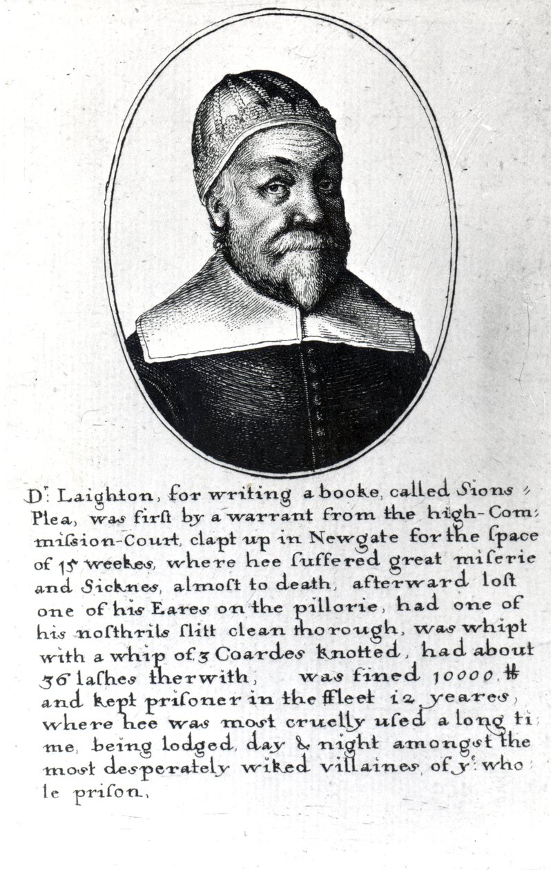 अलेक्जेंडर लीटन, c.1641 द्वारा Wenceslaus Hollar