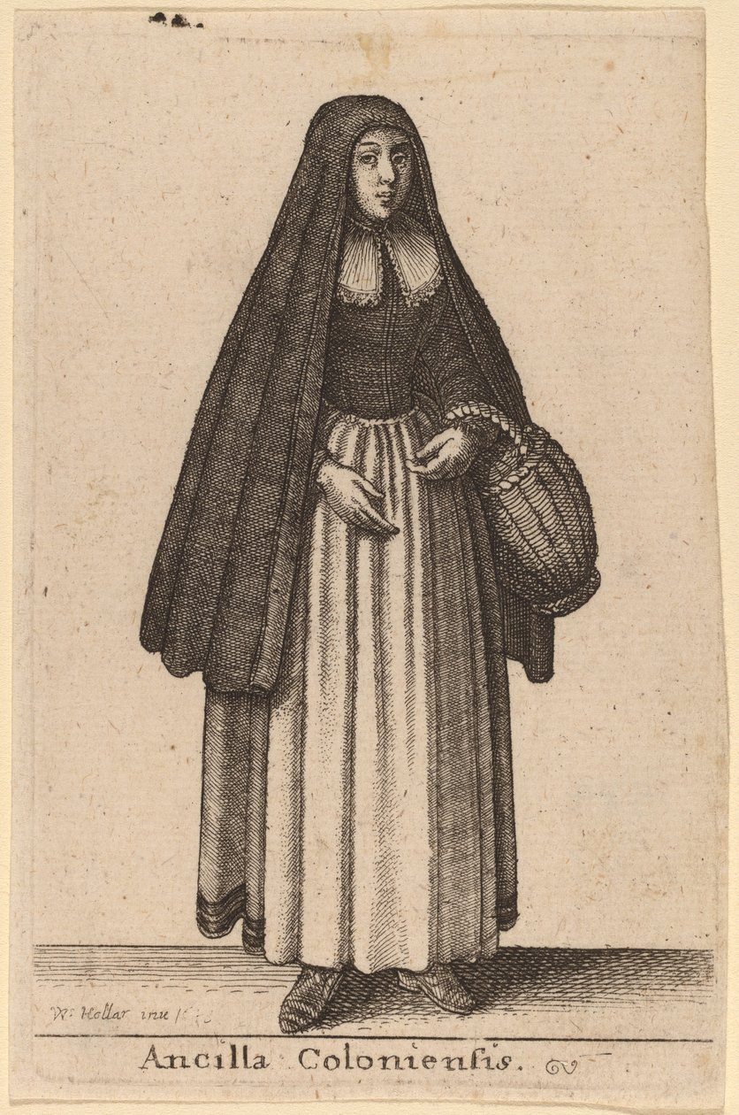 कोलोन की नौकरानी द्वारा Wenceslaus Hollar