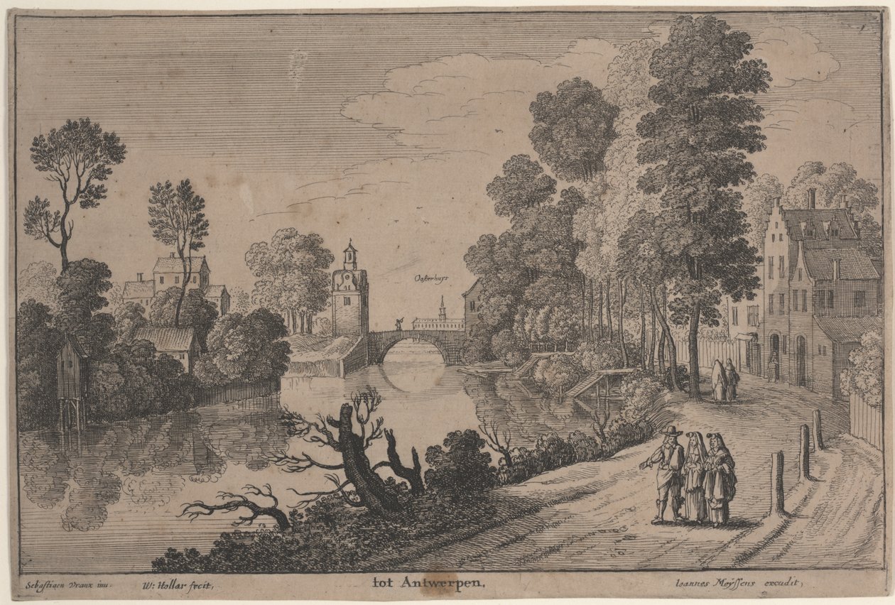 एंटवर्प (नक़्क़ाशी) द्वारा Wenceslaus Hollar