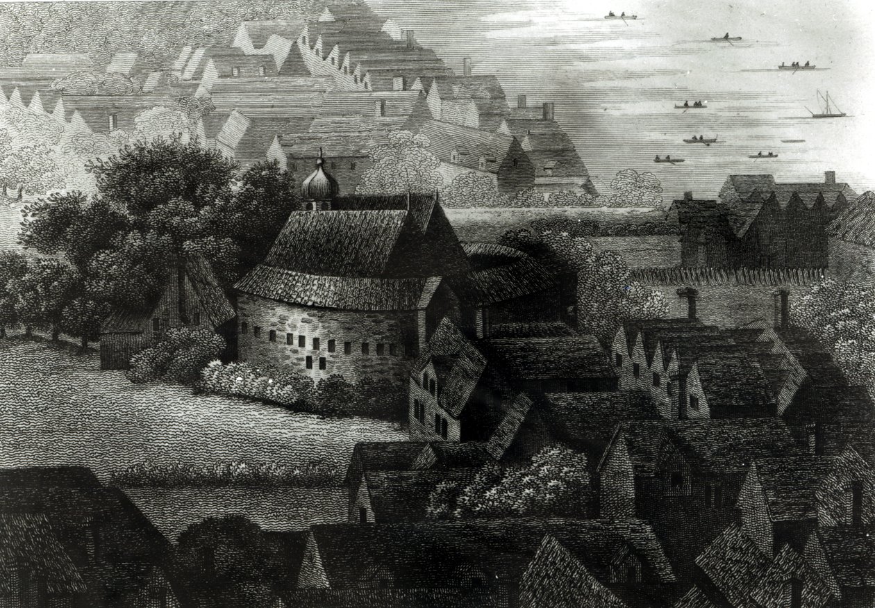 भालू उद्यान, 1647 द्वारा Wenceslaus Hollar