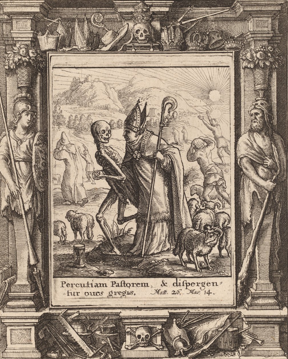 बिशप, 1651। द्वारा Wenceslaus Hollar