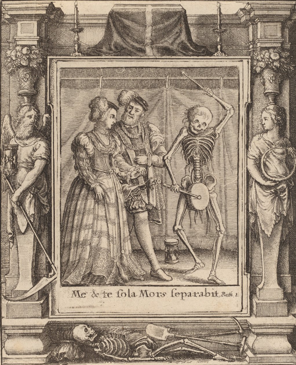 दुल्हन की जोड़ी, 1651। द्वारा Wenceslaus Hollar