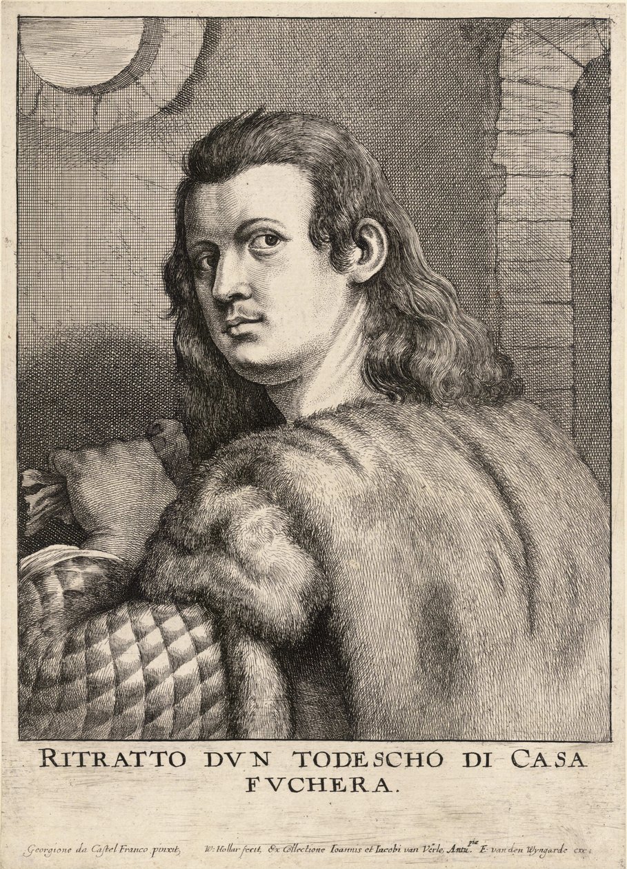 बफलमैको या 'टोडेस्को डि कासा फुचेरा'। राज्य 3 द्वारा Wenceslaus Hollar
