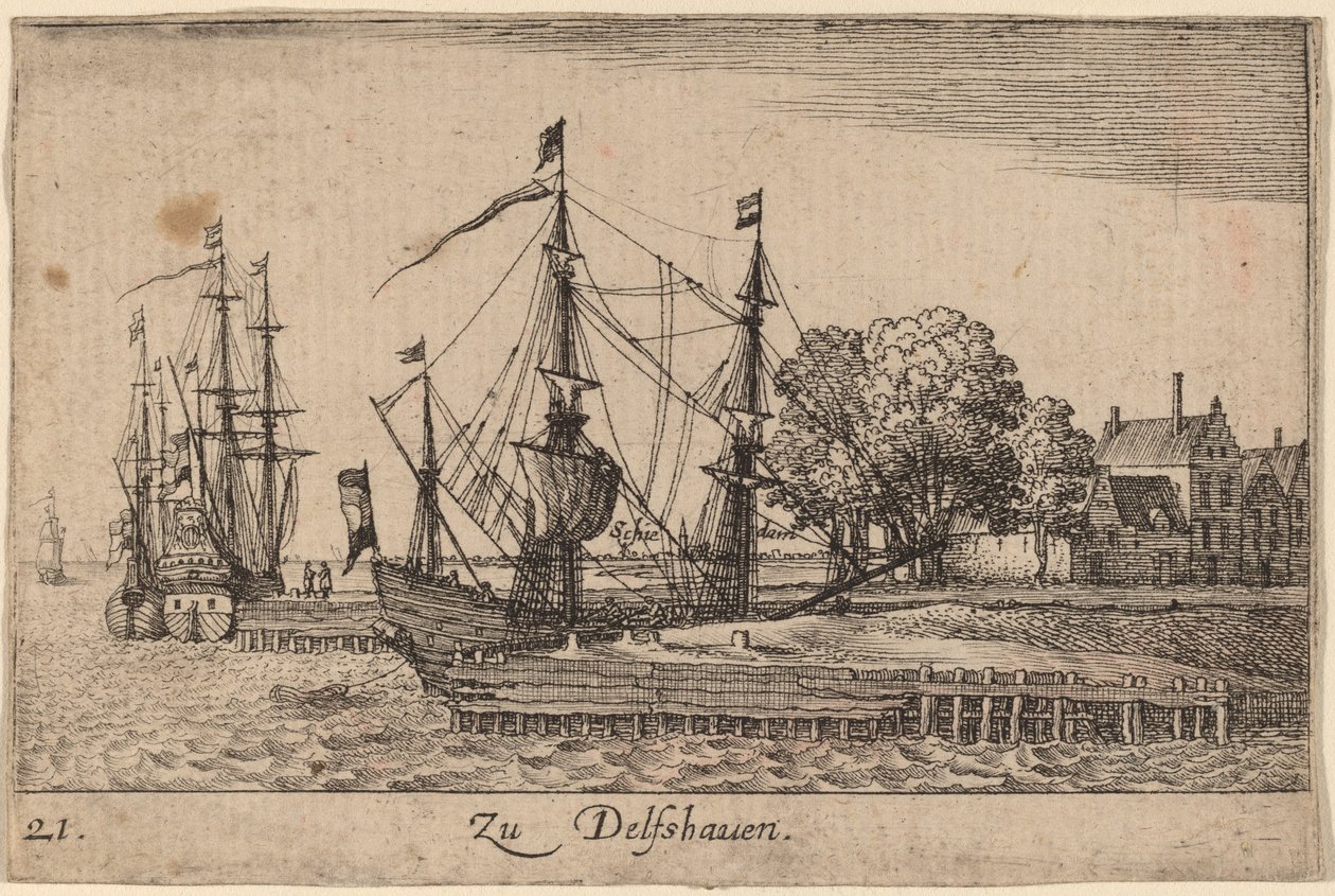 डेल्फ़शेवेन द्वारा Wenceslaus Hollar