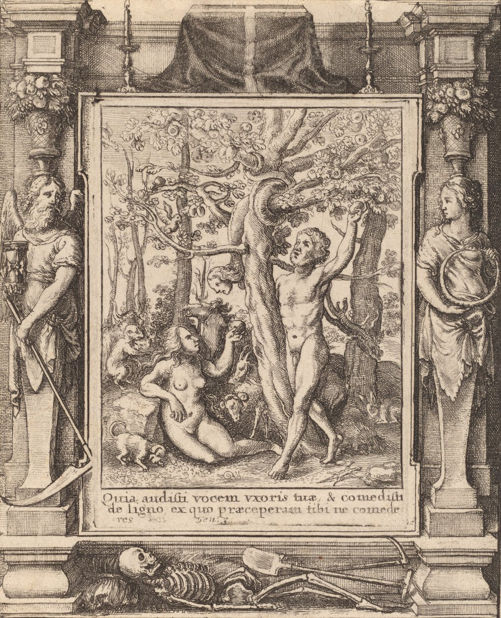 ईडन गार्डन, 1651। द्वारा Wenceslaus Hollar