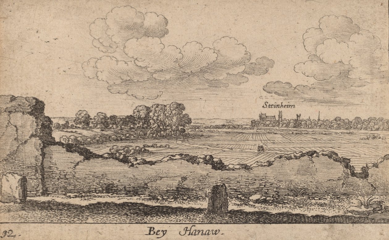 जन्म, 1635। द्वारा Wenceslaus Hollar