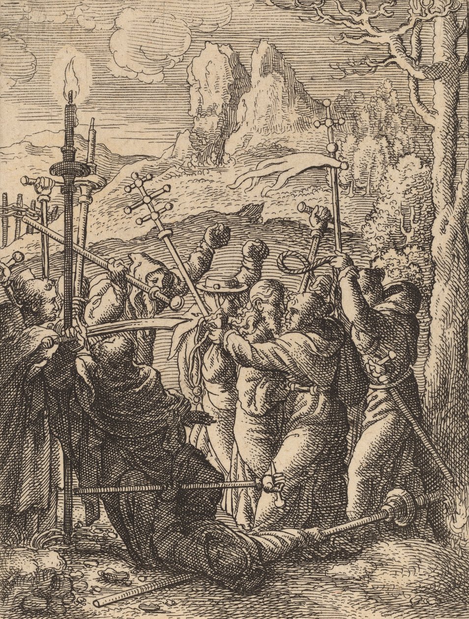 यीशु लिया। द्वारा Wenceslaus Hollar