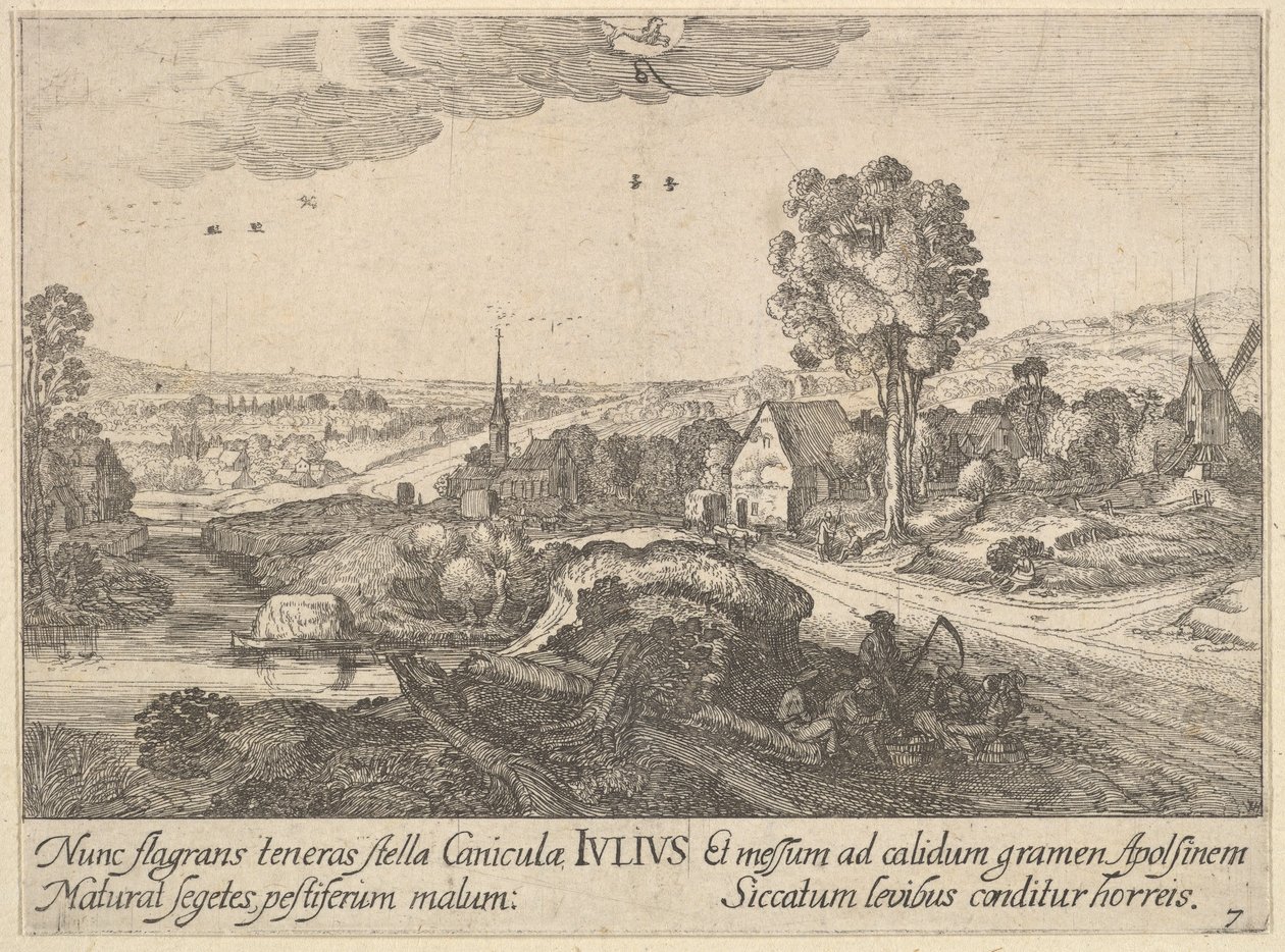 जुलाई, 1628-29। द्वारा Wenceslaus Hollar