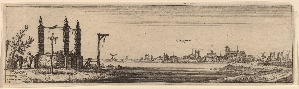 लड़ाई द्वारा Wenceslaus Hollar