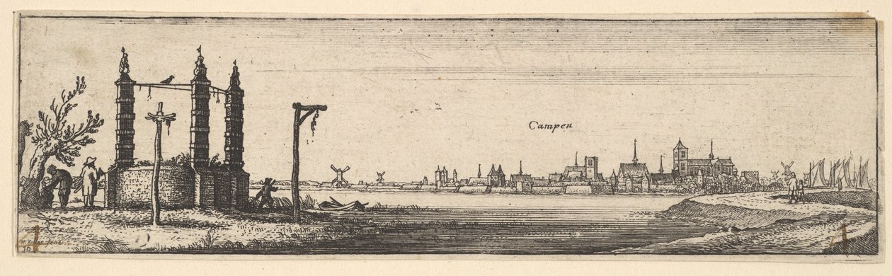 कम्पेन, 1642-44। द्वारा Wenceslaus Hollar