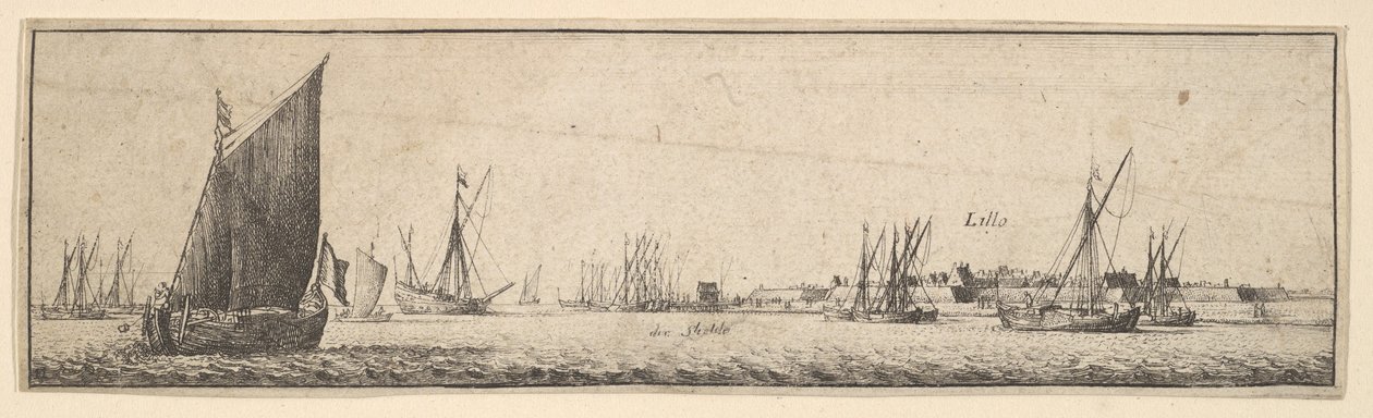 लिलो, 1642-44। द्वारा Wenceslaus Hollar