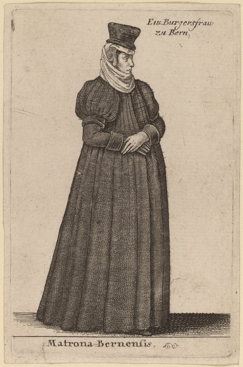 मैट्रोना बर्नीज़ द्वारा Wenceslaus Hollar