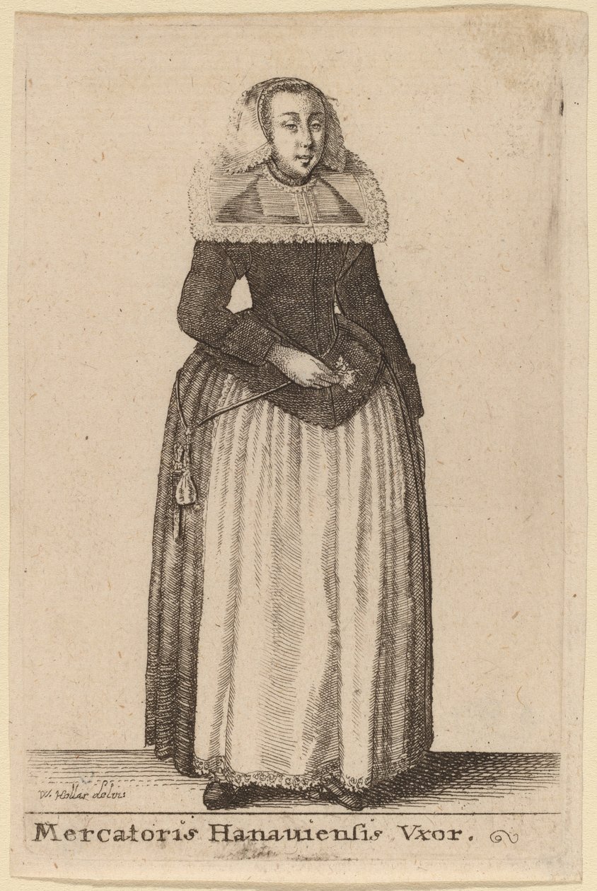 हनौई के एक व्यापारी की पत्नी द्वारा Wenceslaus Hollar