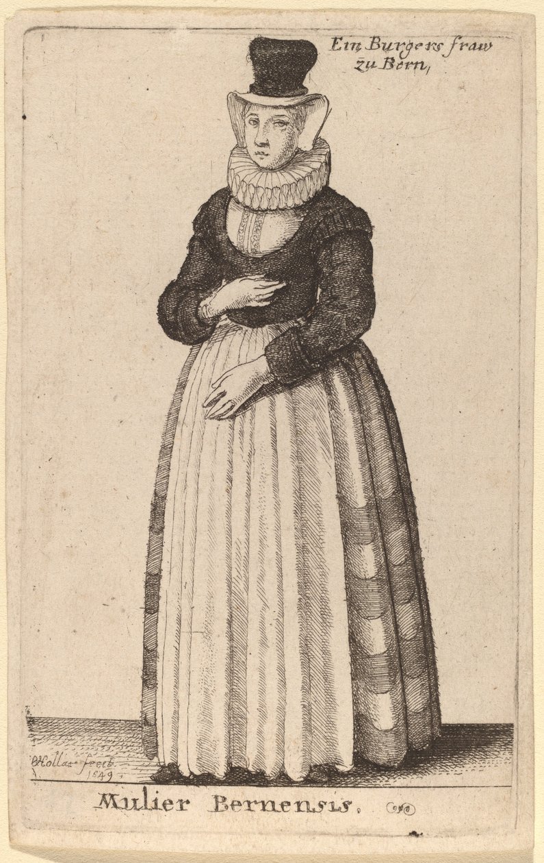 बर्नीज़ महिला द्वारा Wenceslaus Hollar