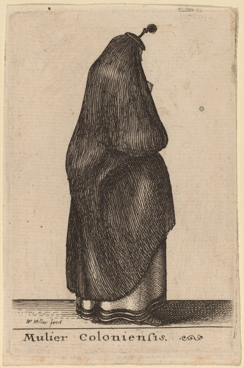 कोलोन की महिला द्वारा Wenceslaus Hollar