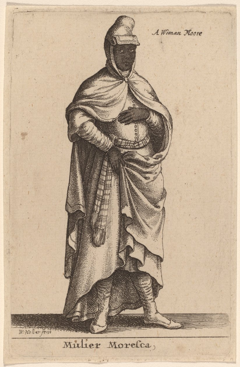 मुलियर मोरेस्का द्वारा Wenceslaus Hollar