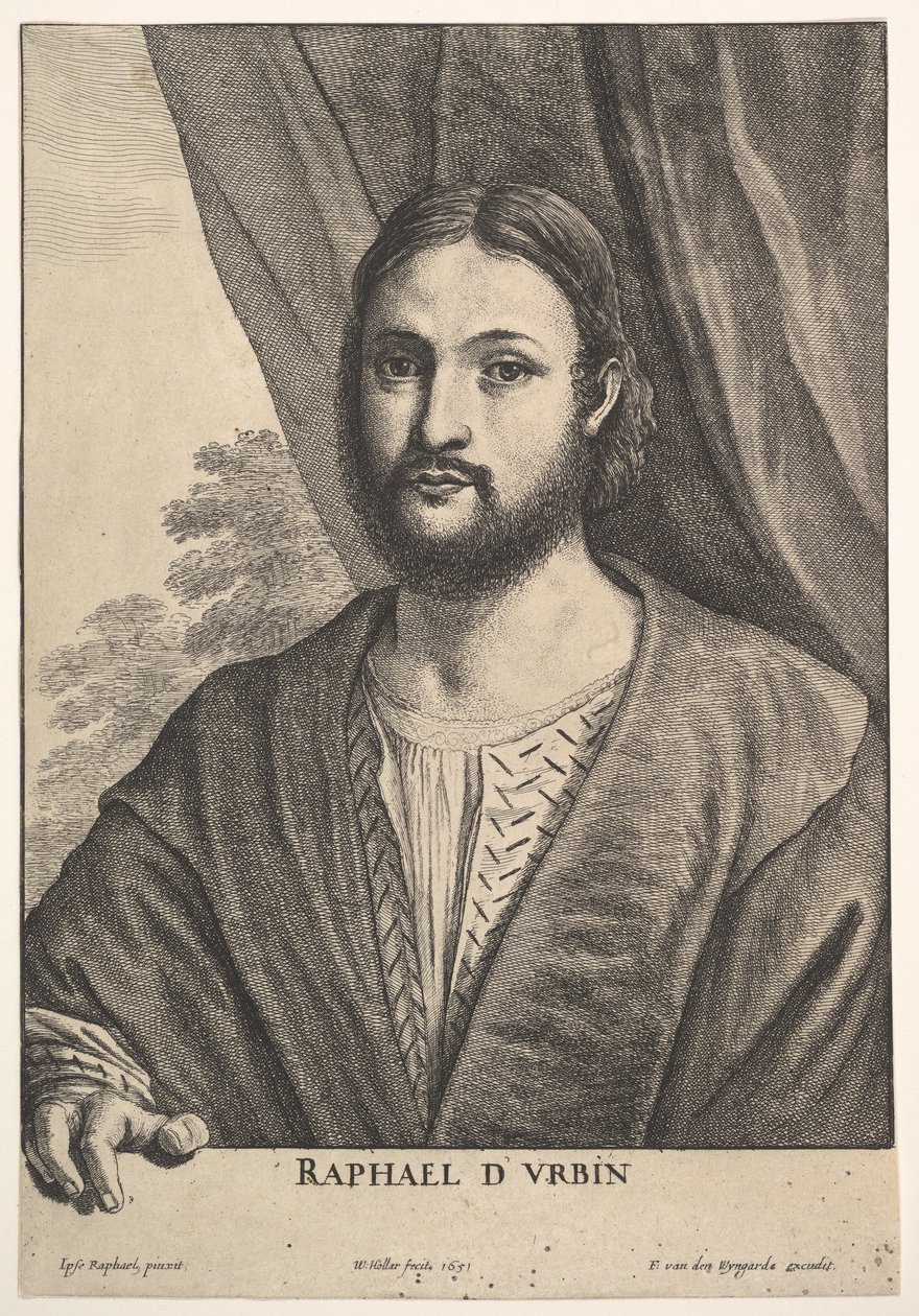राफेल, 1651। द्वारा Wenceslaus Hollar