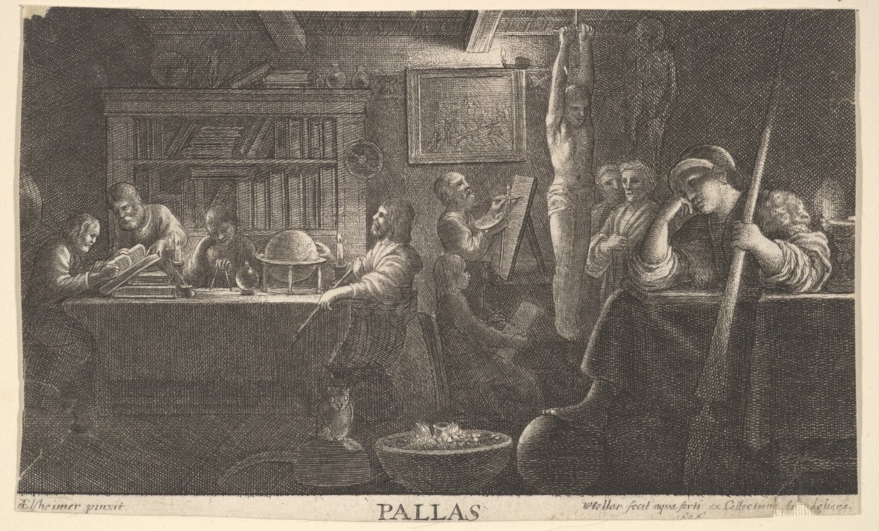 पल्सेस का क्षेत्र, 1646। द्वारा Wenceslaus Hollar