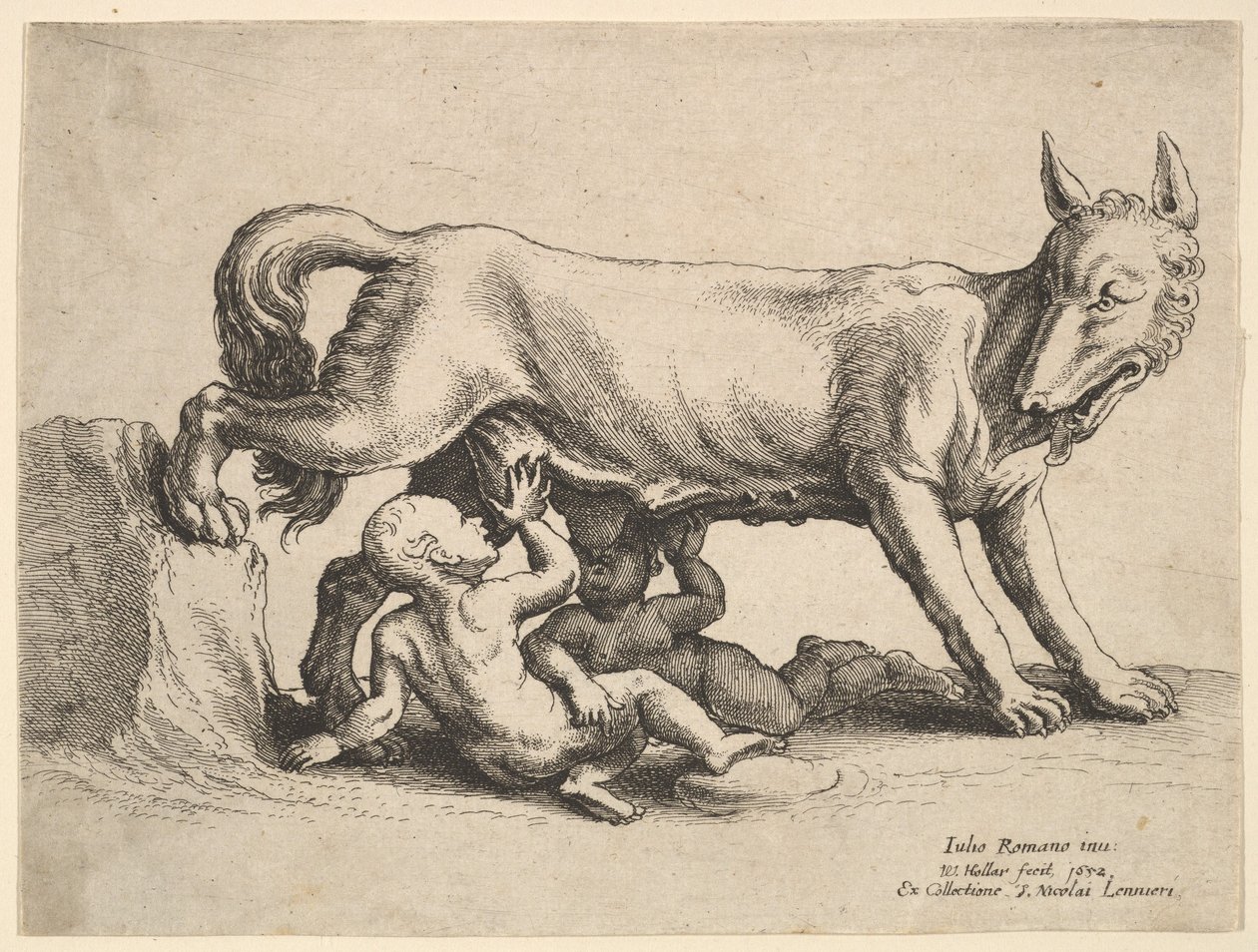 Romulus, 1652। द्वारा Wenceslaus Hollar