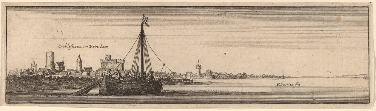रुडेसिम, सी। 16321636. द्वारा Wenceslaus Hollar