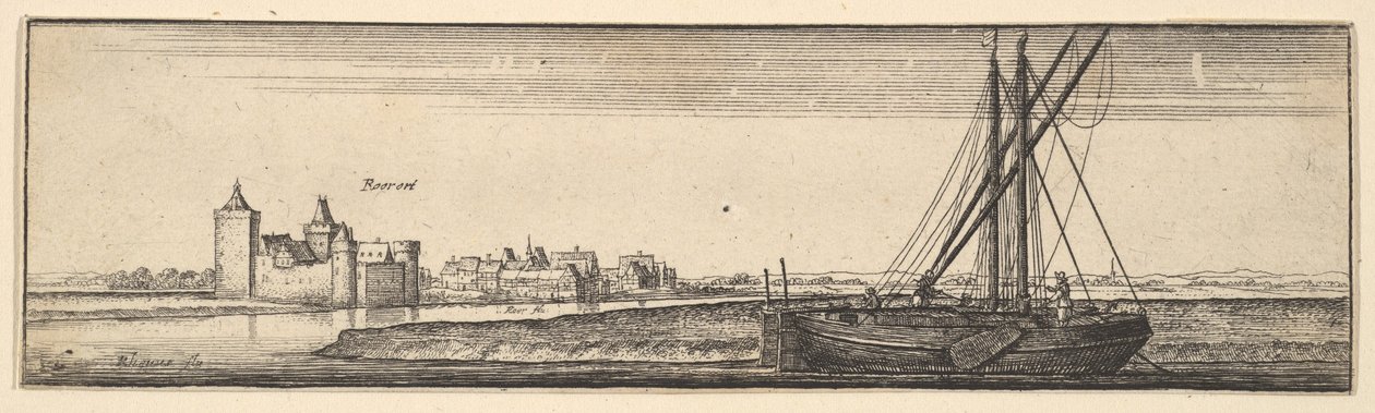 रूहॉर्ट, 1642-44। द्वारा Wenceslaus Hollar