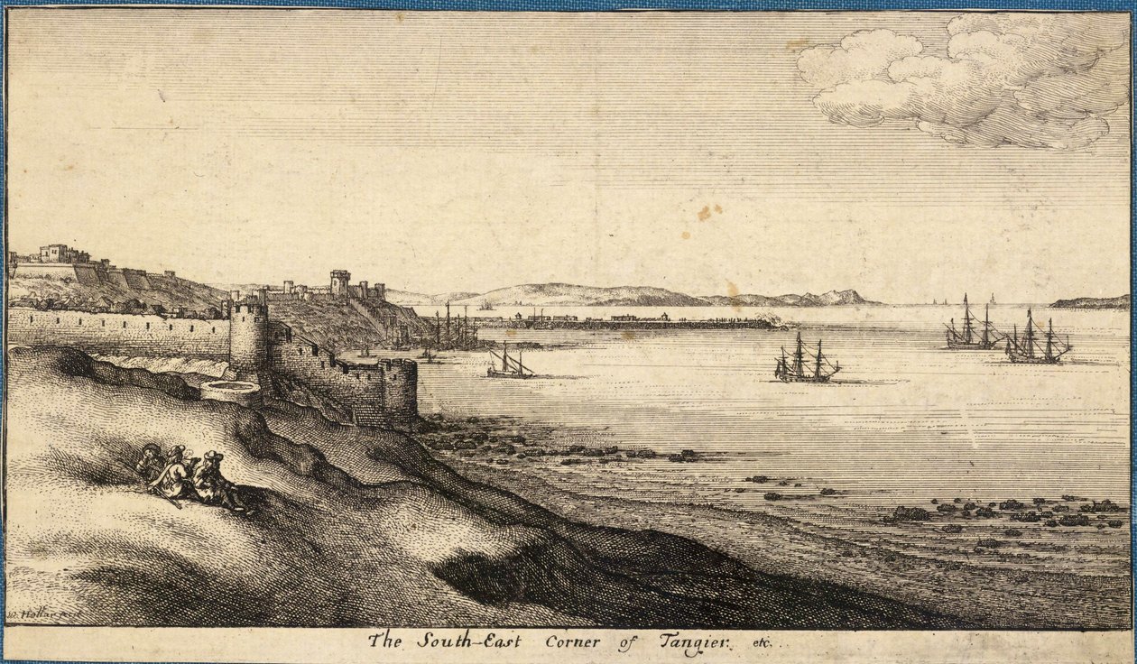 टैंजियर का एसई कॉर्नर। राज्य 1 द्वारा Wenceslaus Hollar