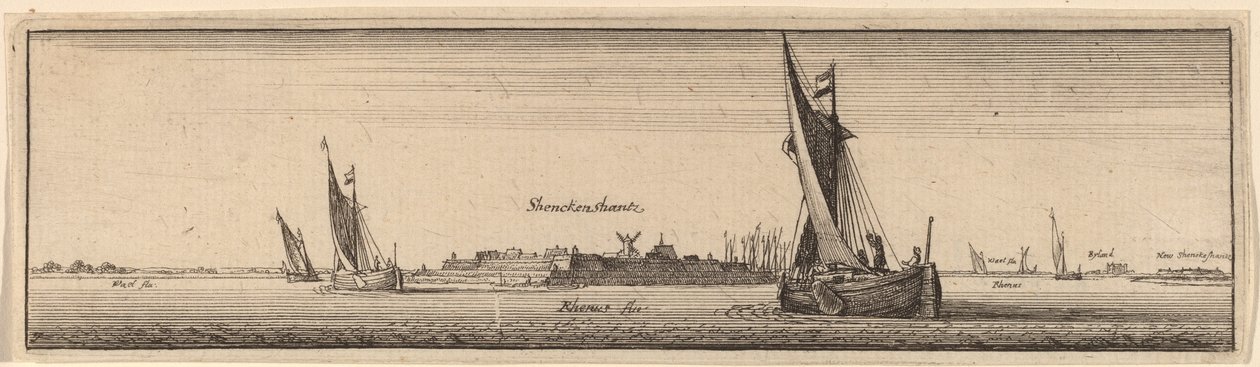 शेंकेन्शैन्ज़ द्वारा Wenceslaus Hollar