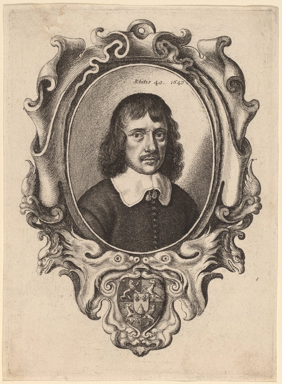 आत्म चित्र द्वारा Wenceslaus Hollar