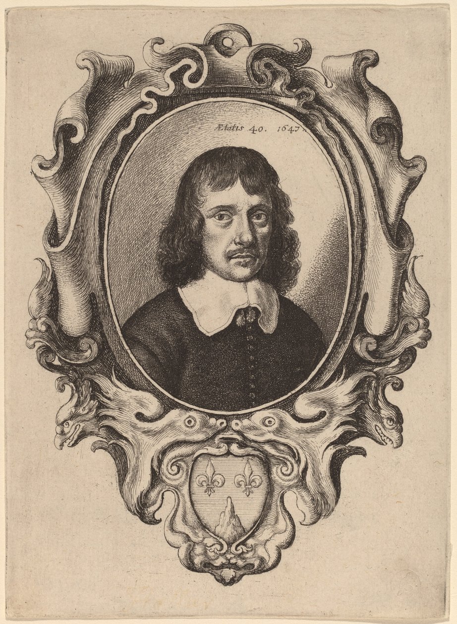 आत्म चित्र द्वारा Wenceslaus Hollar