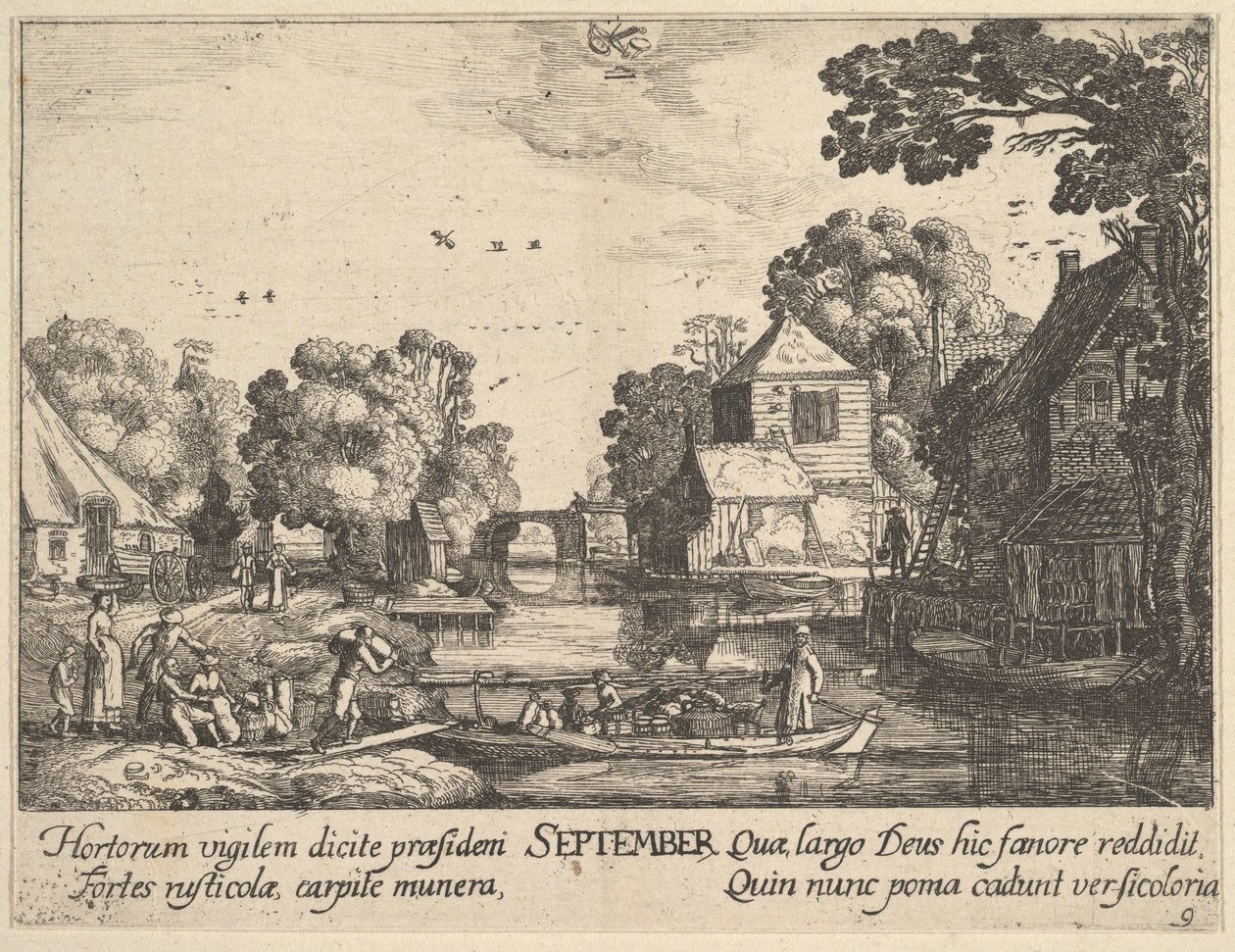 सितंबर, 1628-29। द्वारा Wenceslaus Hollar