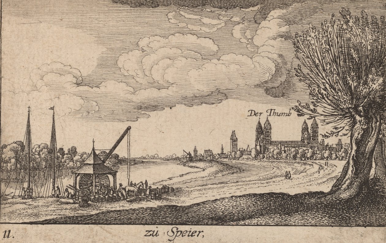 स्पीयर, 1635। द्वारा Wenceslaus Hollar