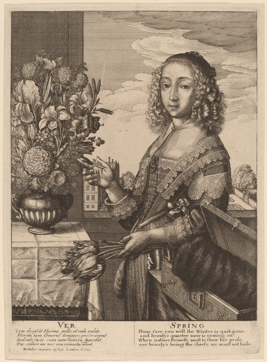 वसंत द्वारा Wenceslaus Hollar