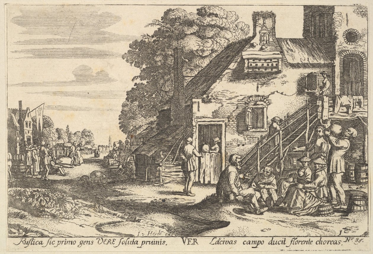 वसंत, 1629। द्वारा Wenceslaus Hollar