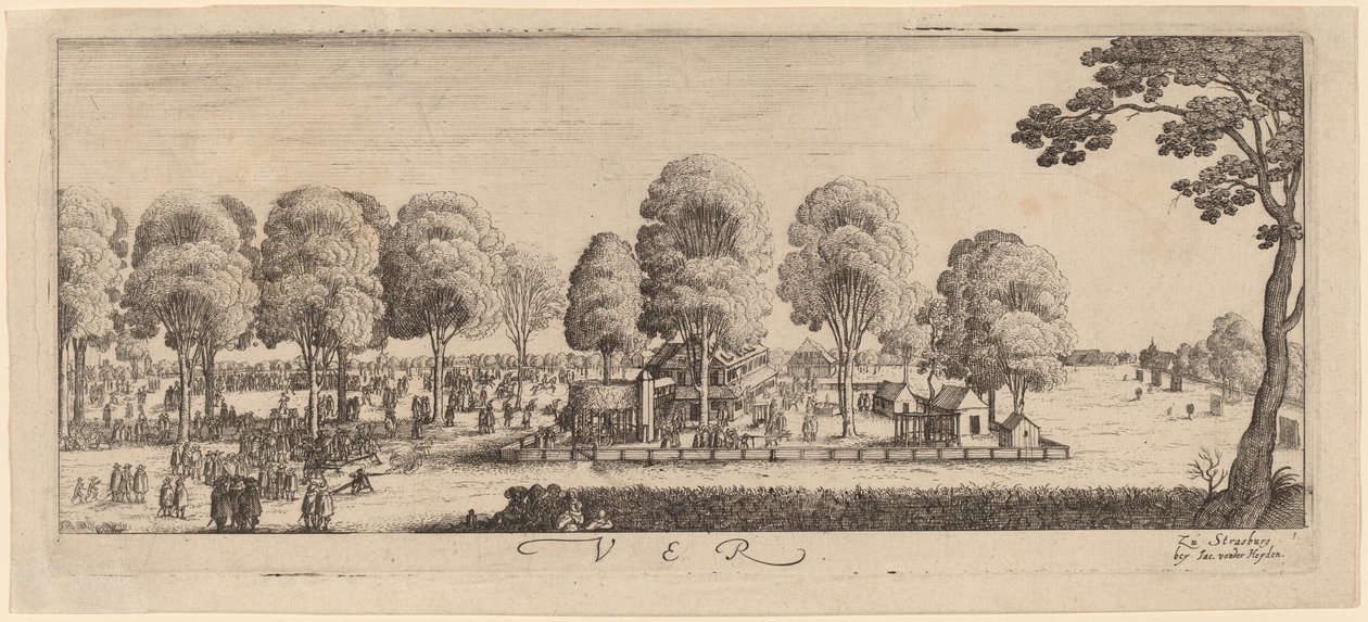 वसंत: शूटिंग रेंज द्वारा Wenceslaus Hollar