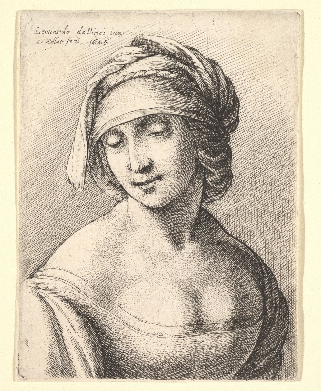 सेंट ऐनी, 1645। द्वारा Wenceslaus Hollar