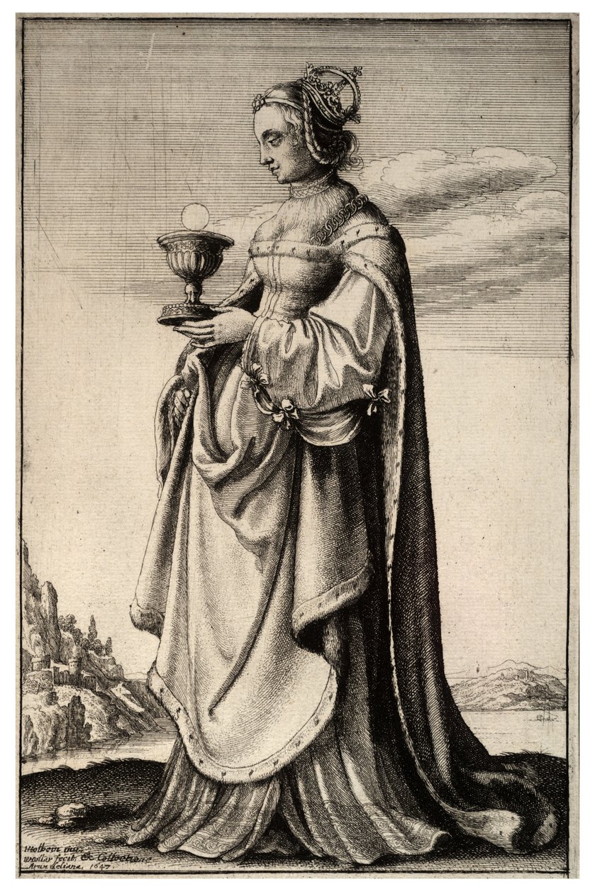 सेंट बारबरा द्वारा Wenceslaus Hollar