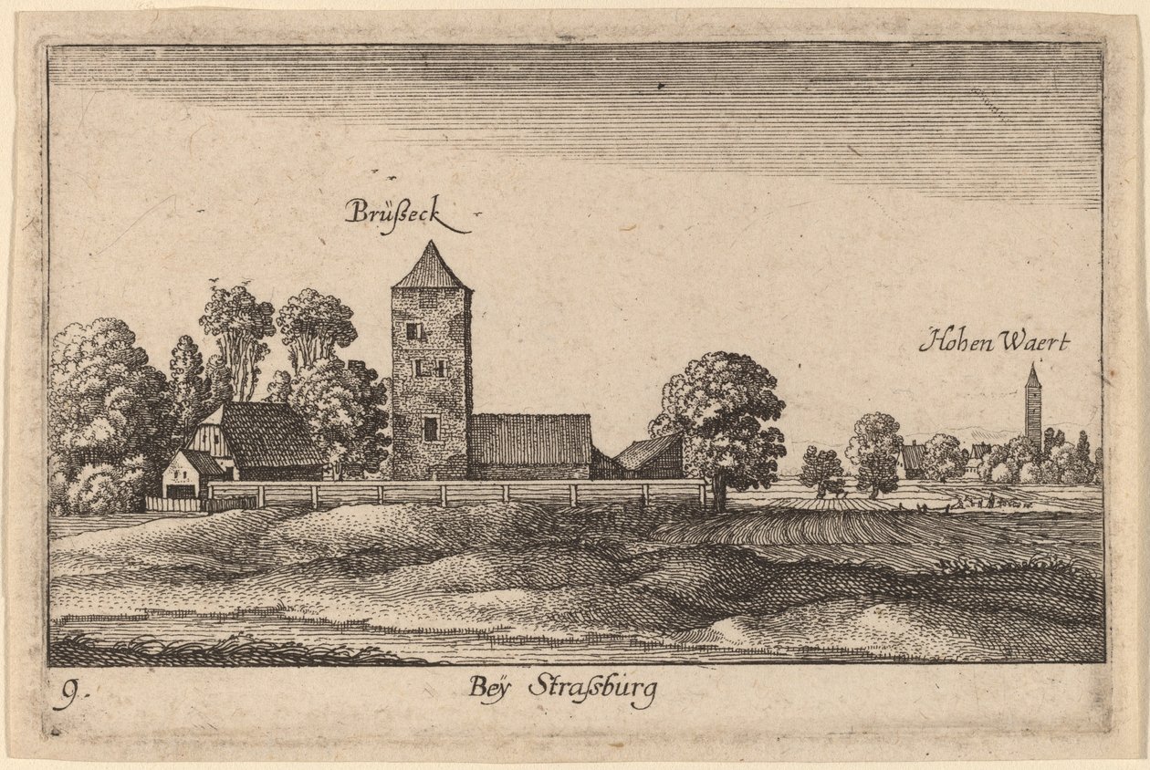 स्ट्रासबर्ग द्वारा Wenceslaus Hollar