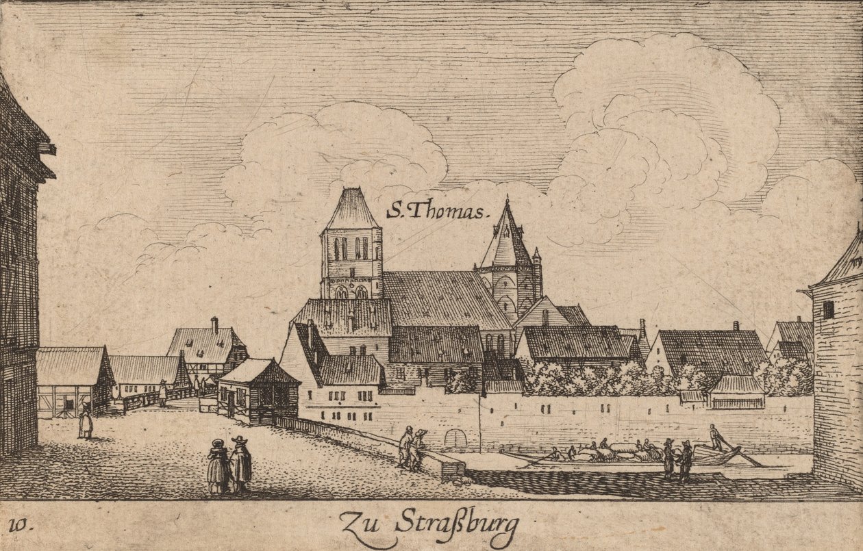 स्ट्रासबर्ग, 1635। द्वारा Wenceslaus Hollar