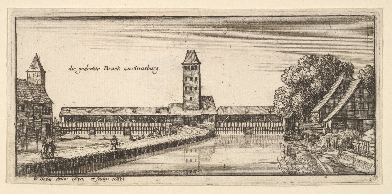 स्ट्रासबर्ग, 1665। द्वारा Wenceslaus Hollar