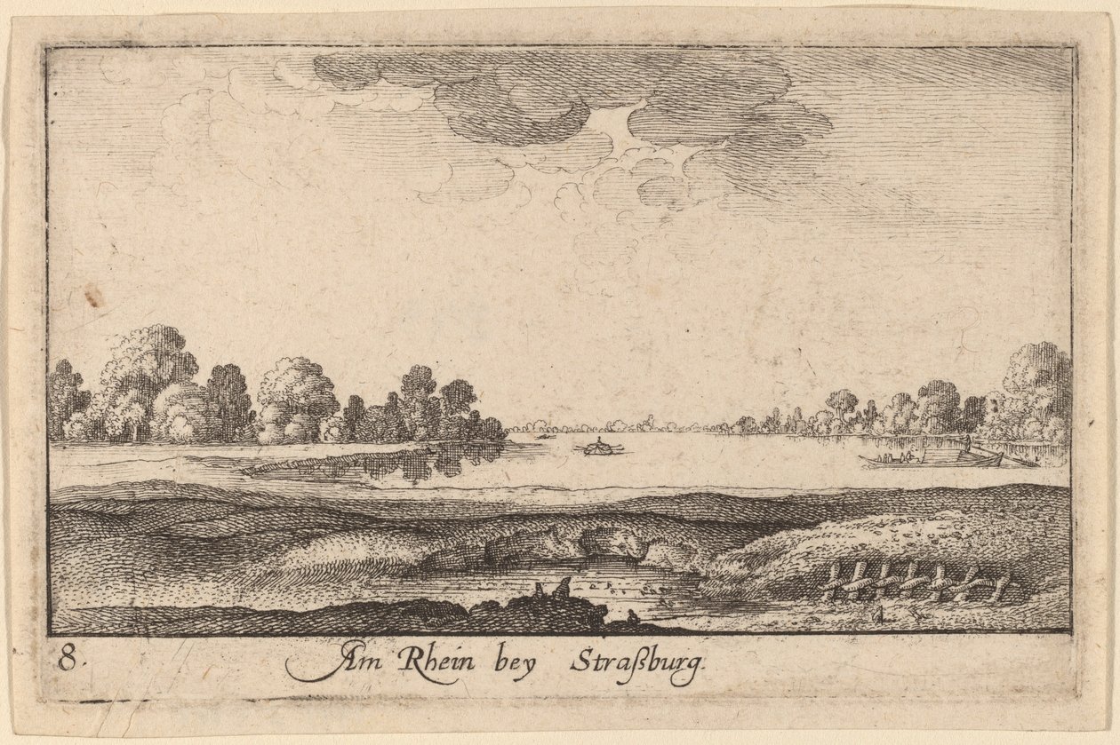स्ट्रासबर्ग: टोल हाउस द्वारा Wenceslaus Hollar