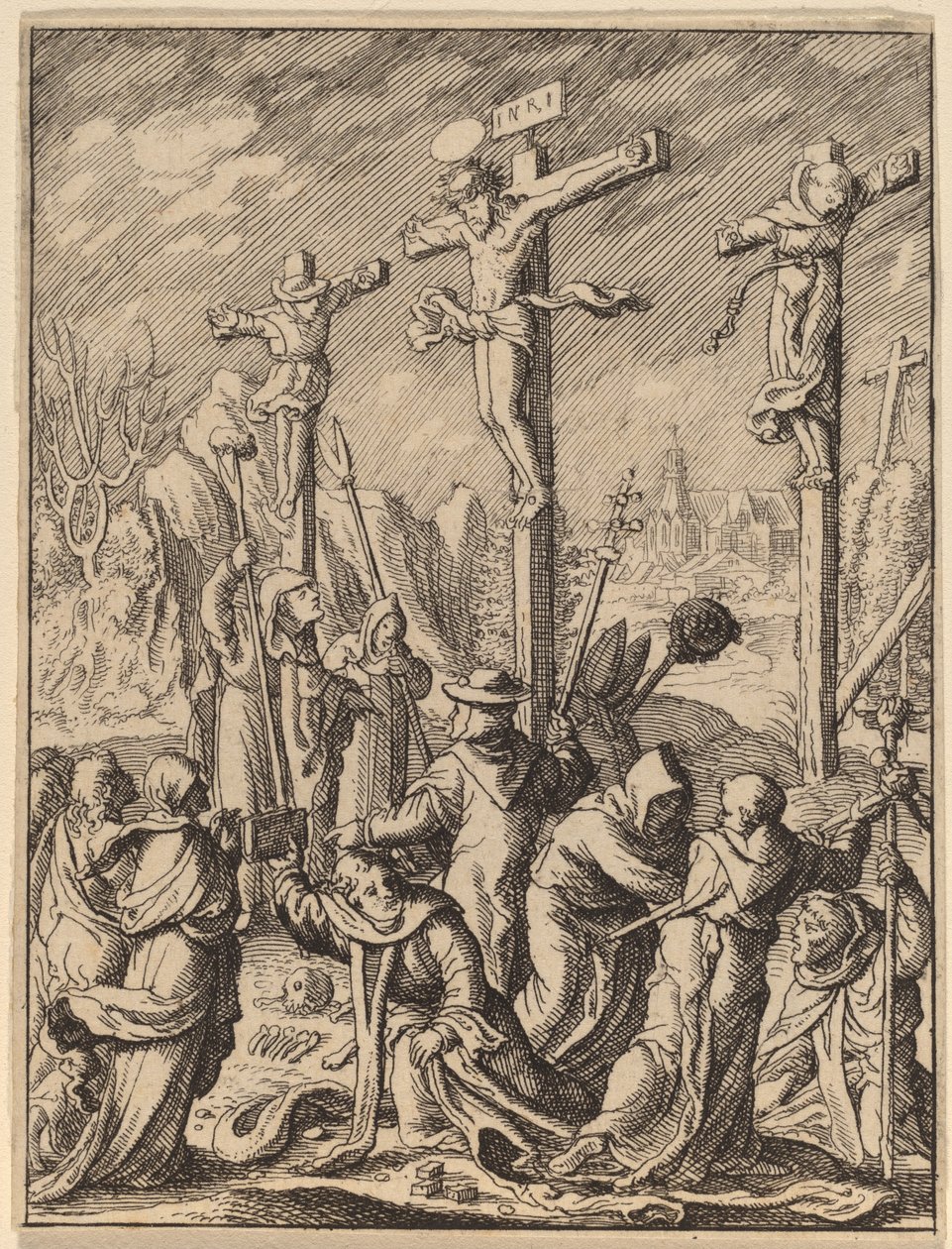 क्रूसीकरण द्वारा Wenceslaus Hollar