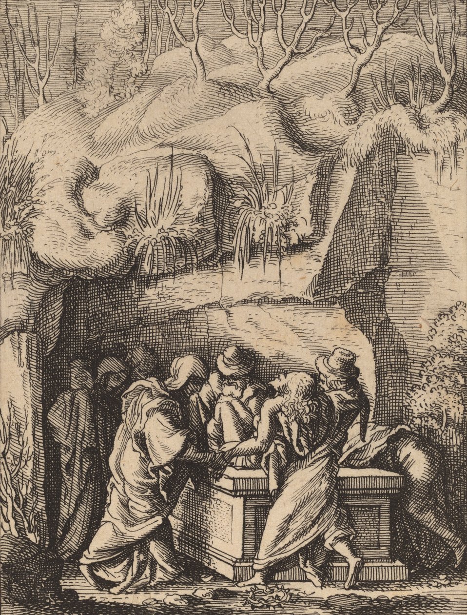 समाधि। द्वारा Wenceslaus Hollar