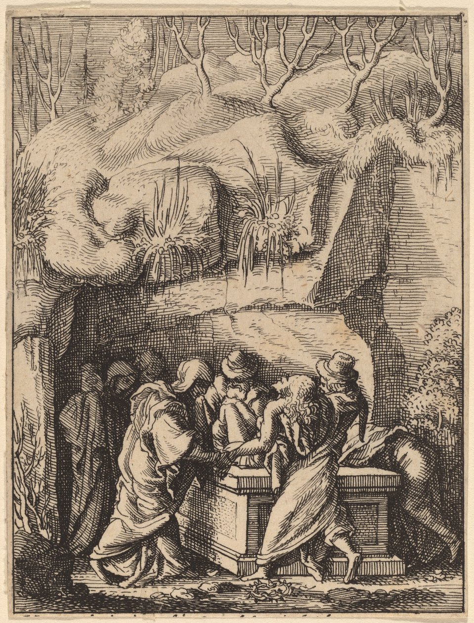 समाधि द्वारा Wenceslaus Hollar