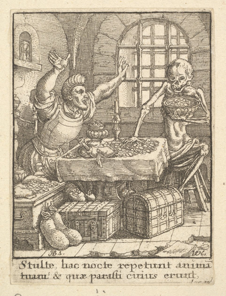 द मिस्टर, डांस ऑफ़ डेथ, 1651 से। द्वारा Wenceslaus Hollar