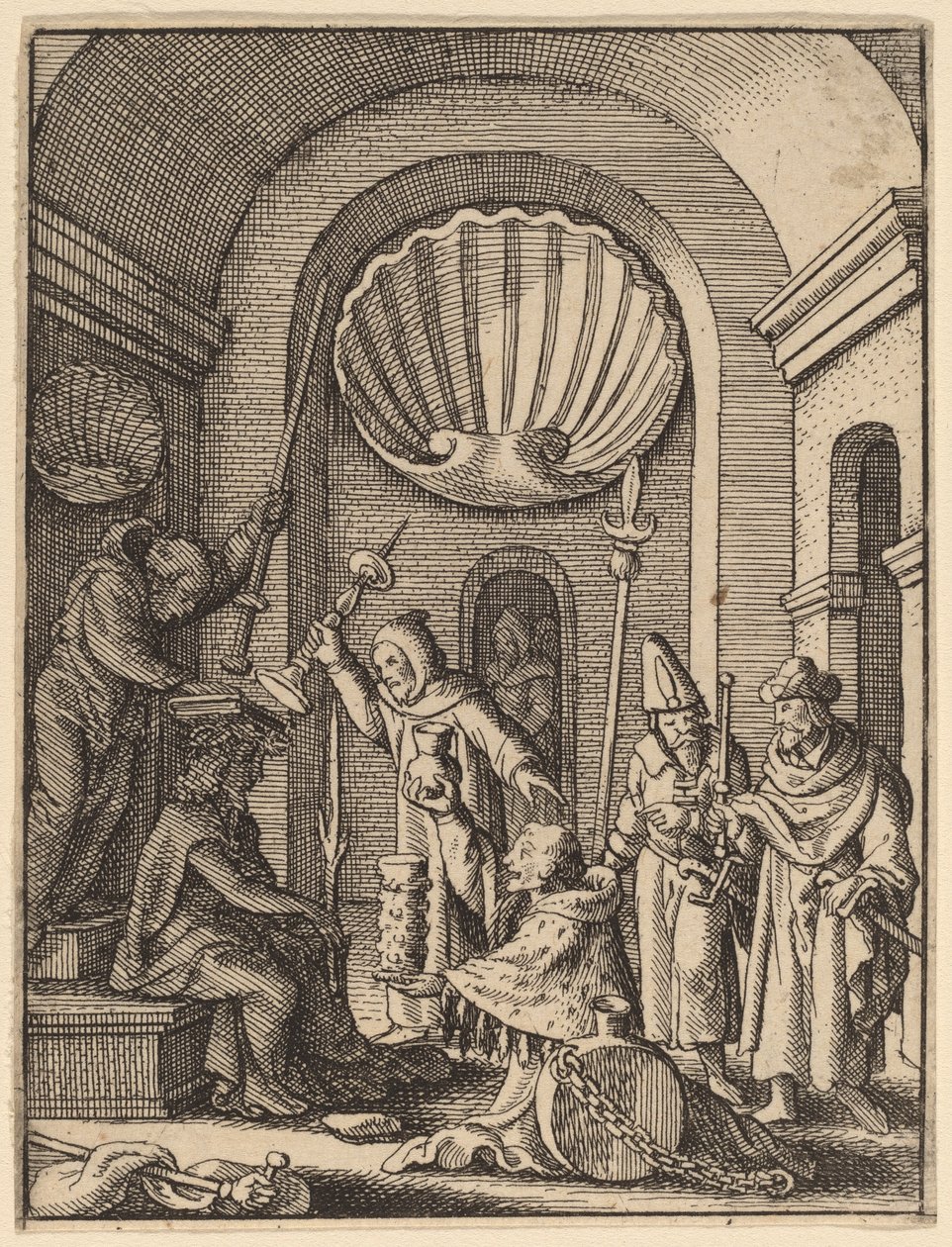 द मॉकिंग द्वारा Wenceslaus Hollar