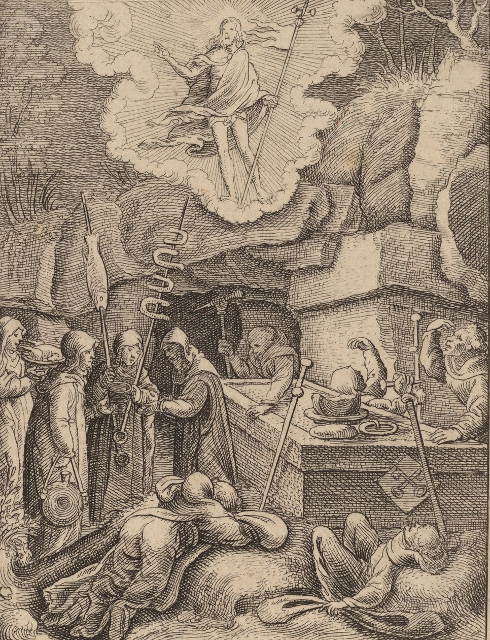जी उठना। द्वारा Wenceslaus Hollar